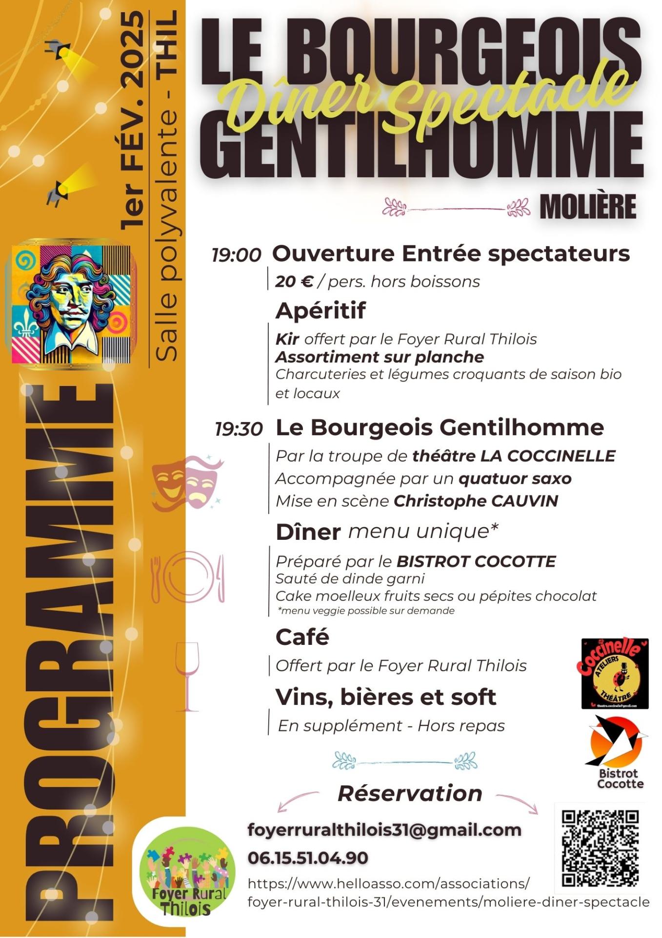 Programme THIL 01 02 2025  Dîner spectacle